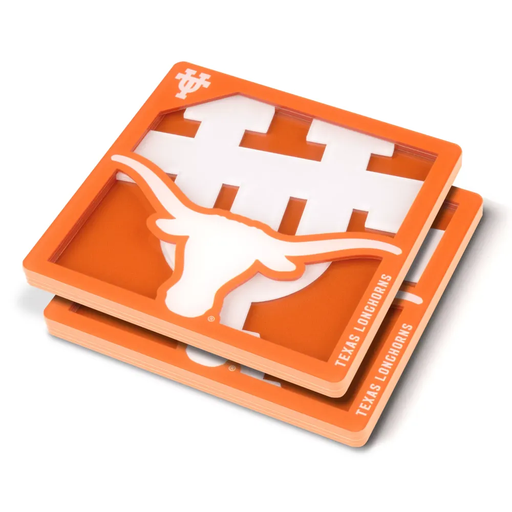 You the Fan Texas Longhorns Logo Series Coaster Set