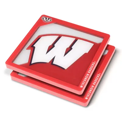 You the Fan Wisconsin Badgers Logo Series Coaster Set