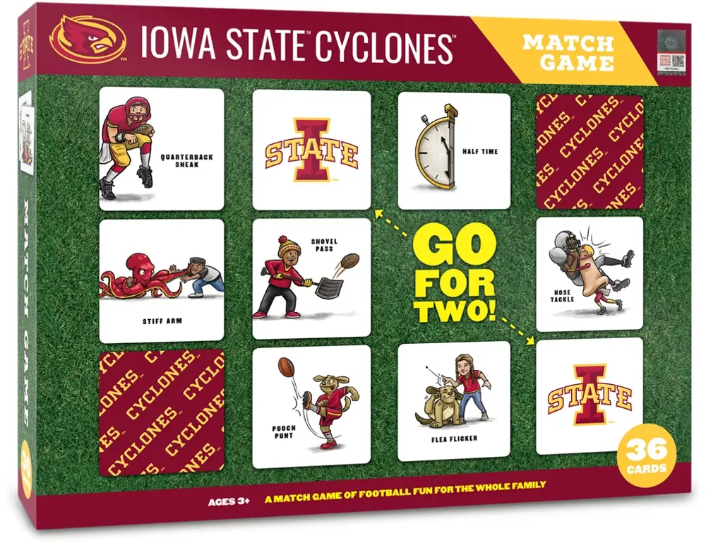 You The Fan Iowa State Cyclones Memory Match Game