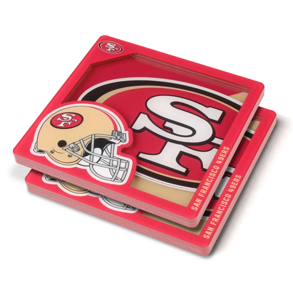 You the Fan San Francisco 49ers Logo Series Coaster Set