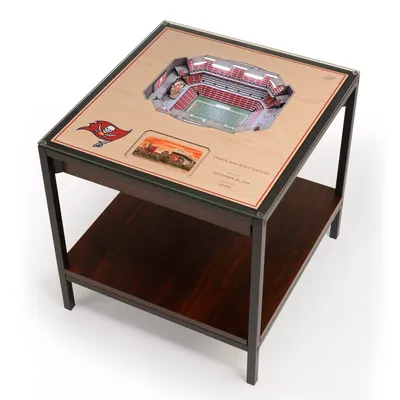 You The Fan Tampa Bay Buccaneers 25-Layer StadiumViews Lighted End Table