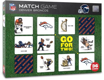 You The Fan Denver Broncos Memory Match Game