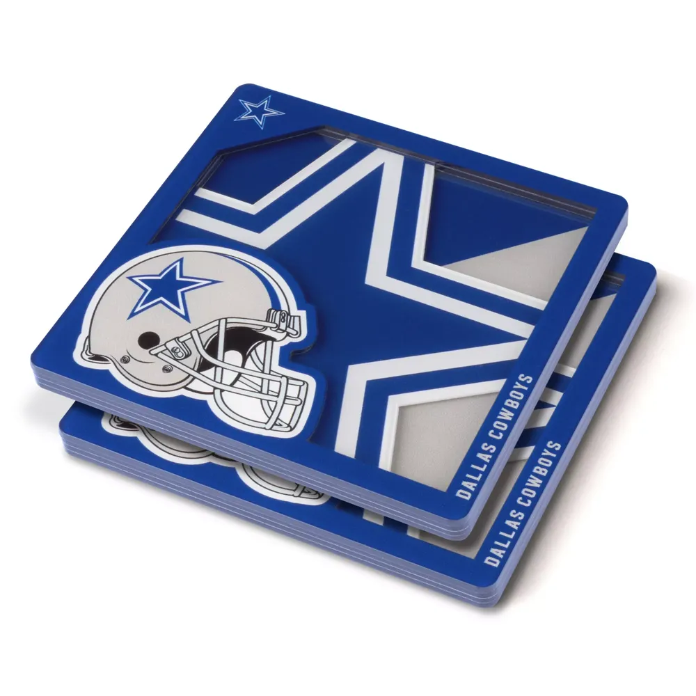 You the Fan Dallas Cowboys Logo Series Coaster Set