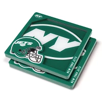 You the Fan New York Jets Logo Series Coaster Set