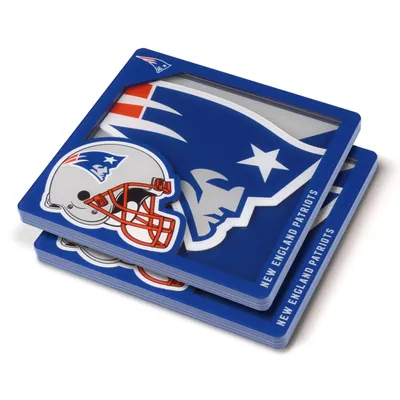 You the Fan New England Patriots Logo Series Coaster Set