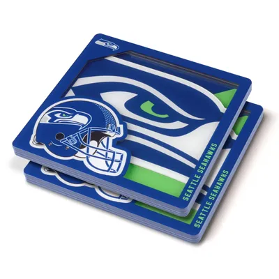 You the Fan Seattle Seahawks Logo Series Coaster Set