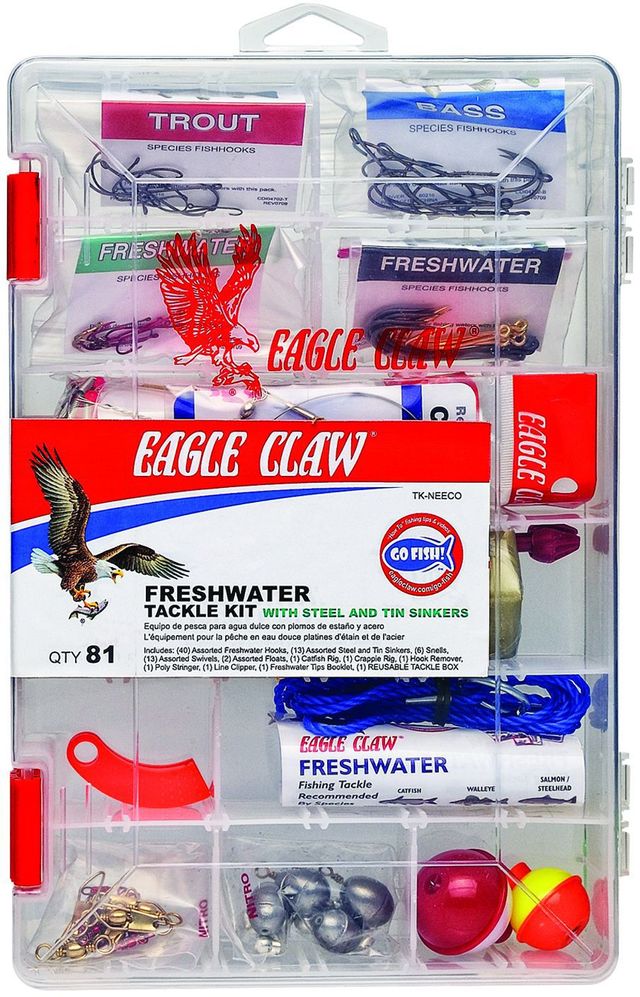 Dick's Sporting Goods Eagle Claw Lead Alternative Freshwater Tackle Kit