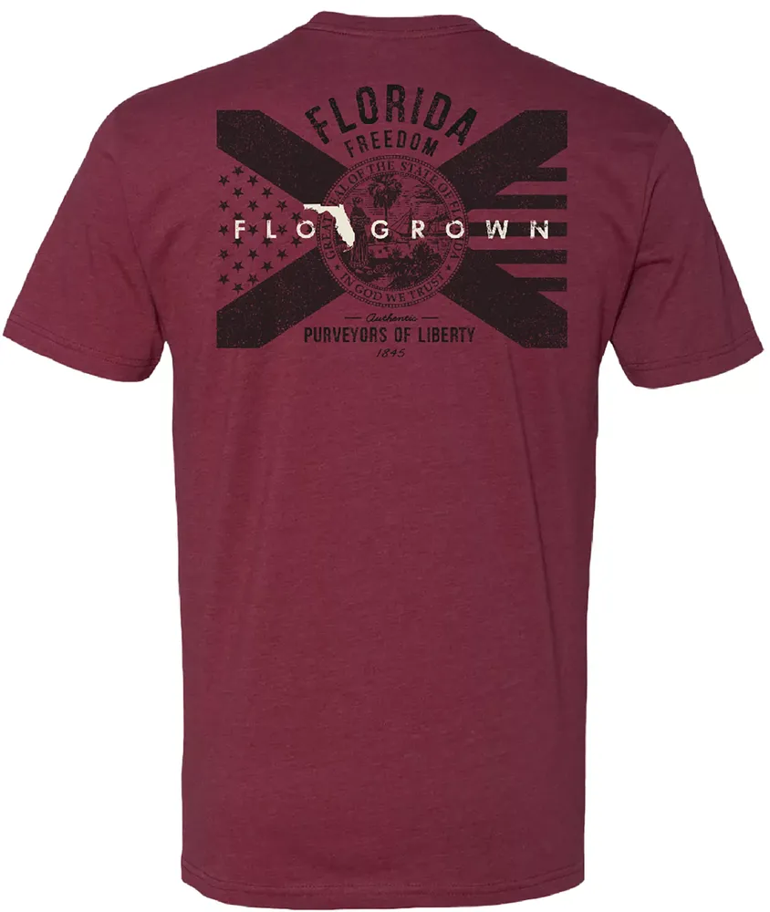 FloGrown Men's Freedom Flag Short Sleeve T-Shirt