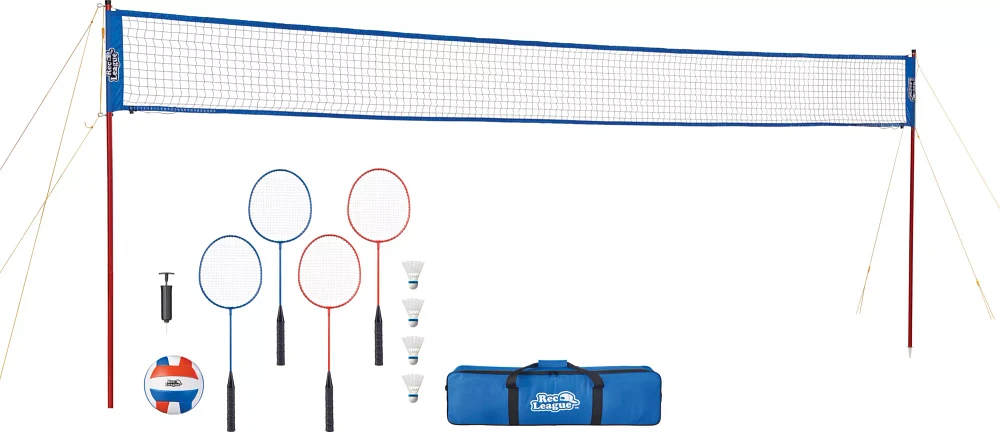 Rec League Badminton and Volleyball Combo Set