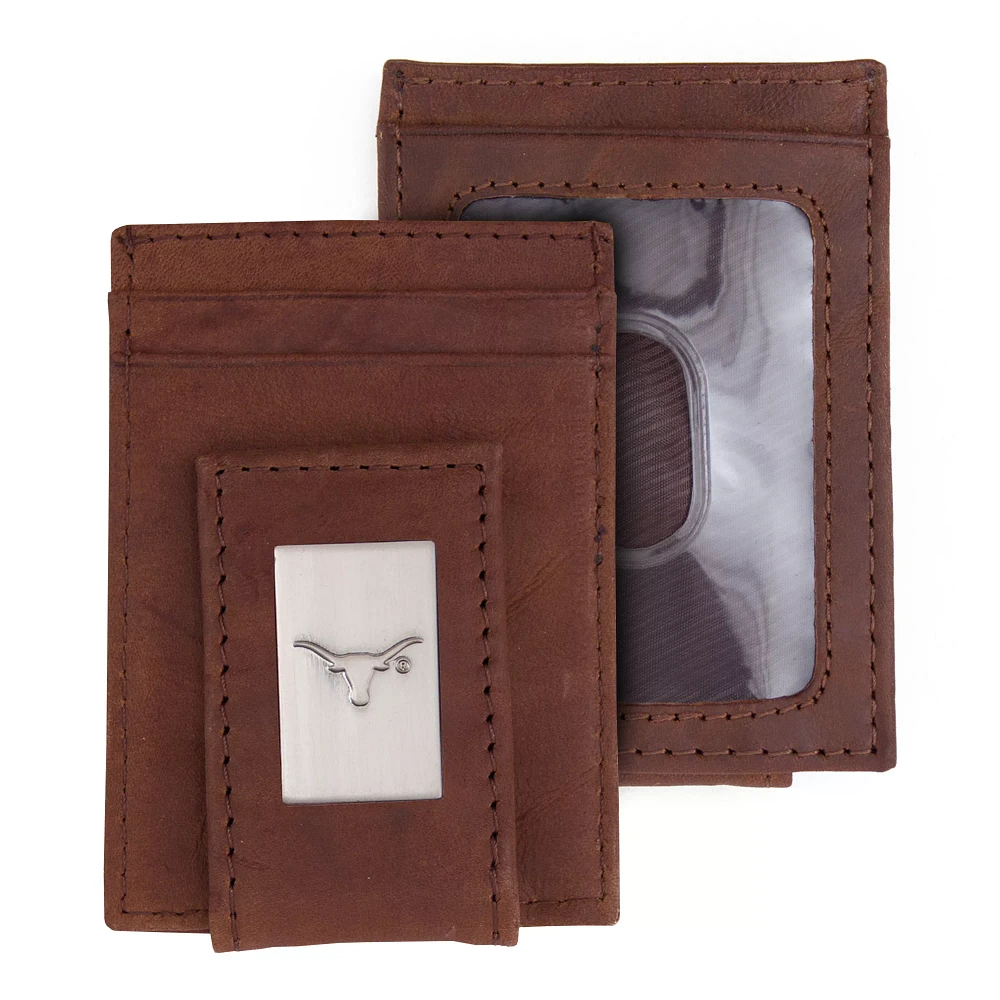 Eagles Wings Texas Longhorns Front Pocket Wallet