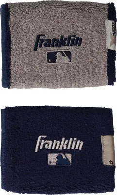 Franklin MLB X-Vent Reversible Wristbands - 2 Pack