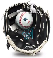 Franklin Youth Miami Marlins Teeball Glove and Ball Set