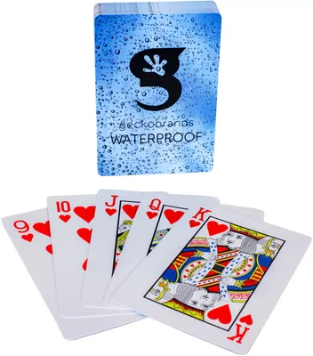 geckobrands Waterproof Playing Cards