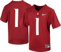 Nike Youth Washington State Cougars #1 Crimson Game Vapor Untouchable Football Jersey