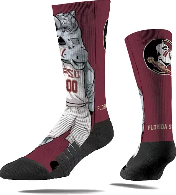 Strideline Florida State Seminoles Mascot Crew Socks