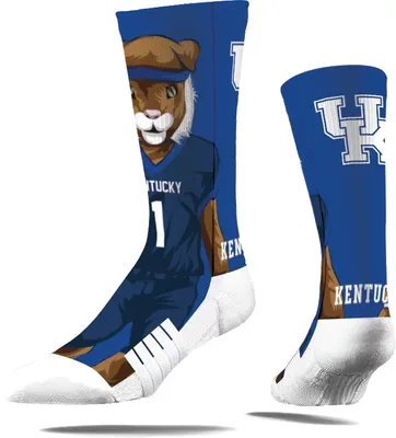 Strideline Kentucky Wildcats Mascot Crew Socks