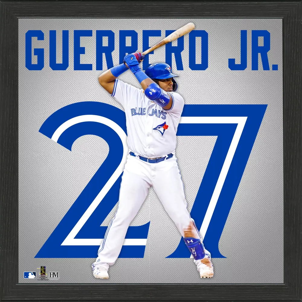 Highland Mint Toronto Blue Jays Vladimir Guerrero Jr. Impact Jersey Framed Photo