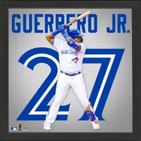 Highland Mint Toronto Blue Jays Vladimir Guerrero Jr. Impact Jersey Framed Photo