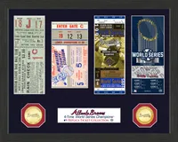 Highland Mint 2021 World Series Champions Atlanta Braves Replica Ticket Collection