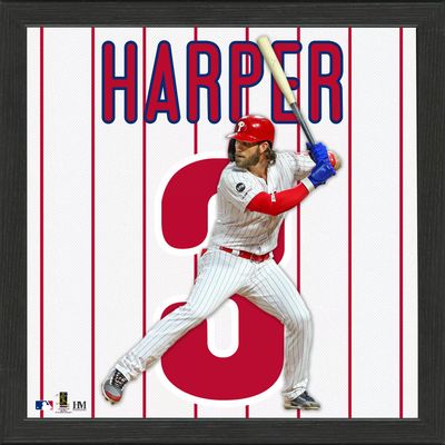 Women's Philadelphia Phillies Bryce Harper Majestic Gray Away Official Cool  Base Player Jersey