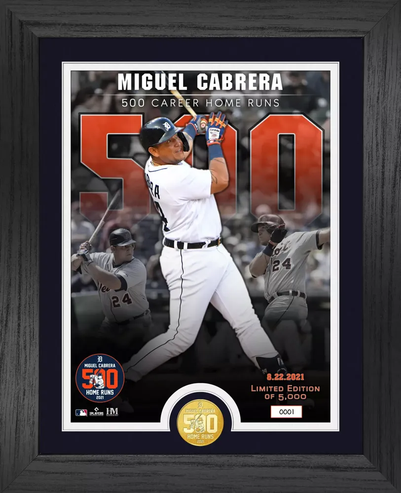 Highland Mint Detroit Tigers Miguel Cabrera 500th Career HR Commemorative Bronze Coin Photo Mint