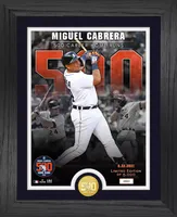 Highland Mint Detroit Tigers Miguel Cabrera 500th Career HR Commemorative Bronze Coin Photo Mint