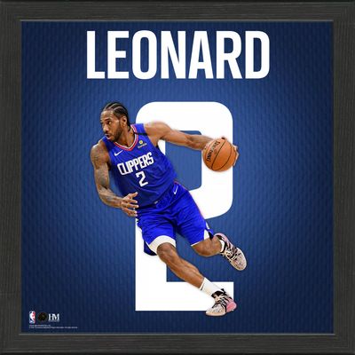 Highland Mint Los Angeles Clippers Kawhi Leonard Impact Jersey Framed Photo