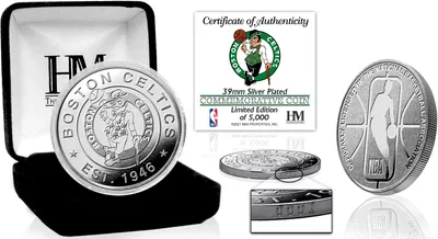 Highland Mint Boston Celtics Team Coin