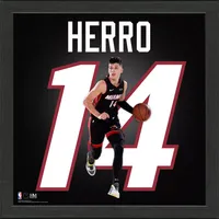 Highland Mint Miami Heat Tyler Herro Impact Jersey Framed Photo