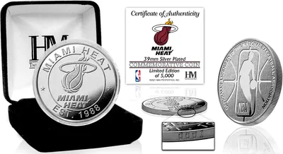 Highland Mint Miami Heat Team Coin