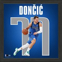 Highland Mint Dallas Mavericks Luka Doncic Impact Jersey Framed Photo