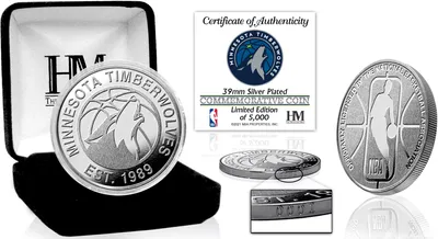 Highland Mint Minnesota Timberwolves Team Coin