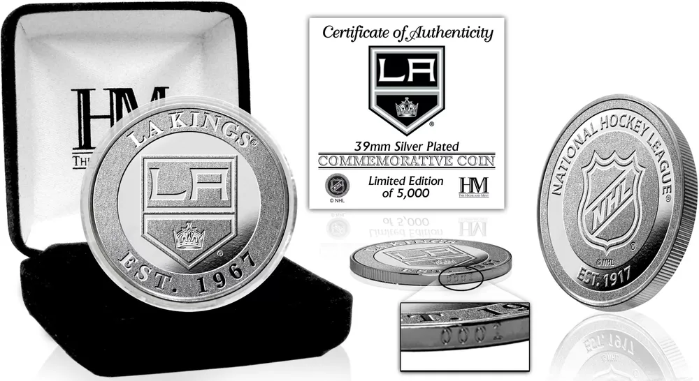 Highland Mint Los Angeles Kings Silver Team Coin