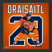 Highland Mint Edmonton Oilers Leon Draisaitl Impact Jersey Framed Photo