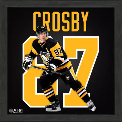 Highland Mint Pittsburgh Penguins Sidney Crosby Impact Jersey Framed Photo