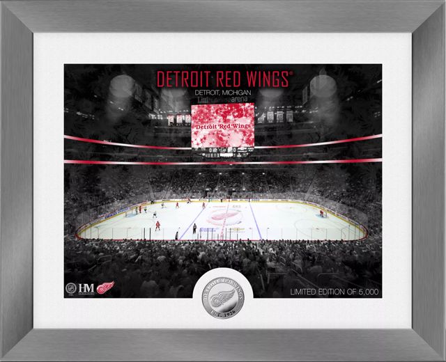 Highland Mint Detroit Red Wings Stanley Cup Banner Collection Photo Mint