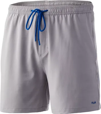 HUK Men's Pursuit 5.5” Volley Swim Trunks