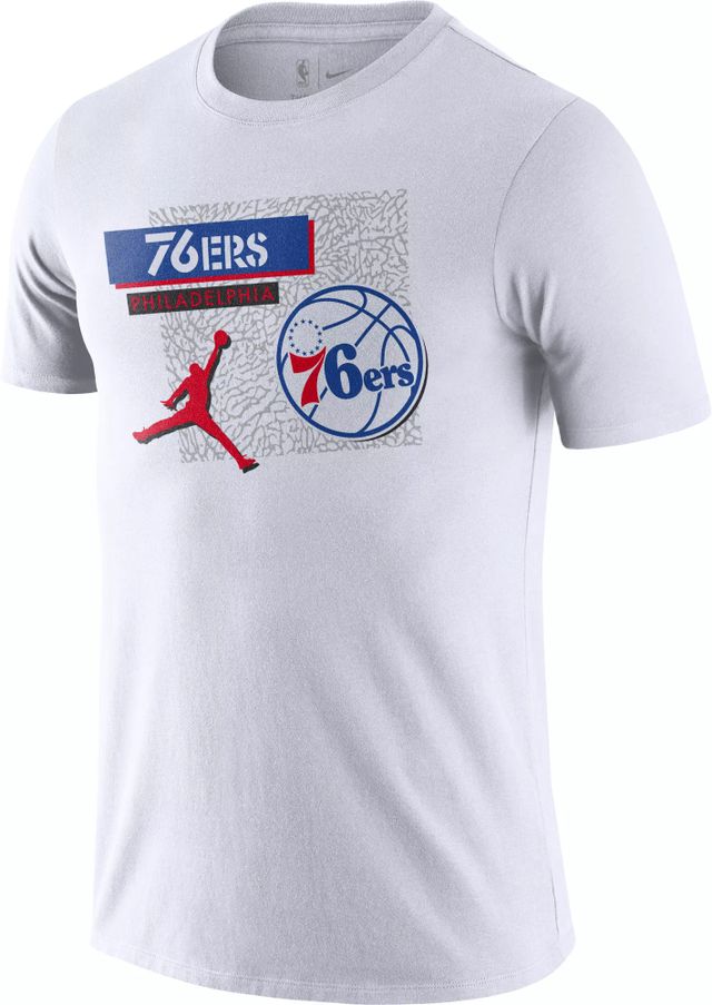 Nike Men's Philadelphia 76ers Tyrese Maxey #0 Blue T-Shirt