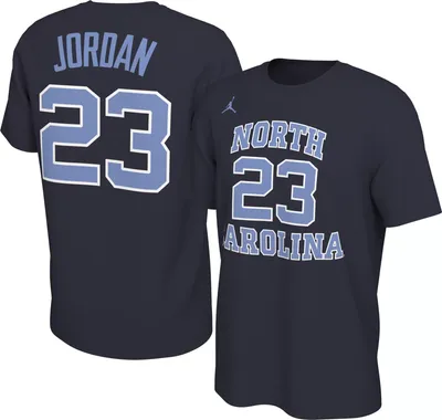 Jordan Men's Michael North Carolina Tar Heels #23 Navy Basketball Jersey T-Shirt