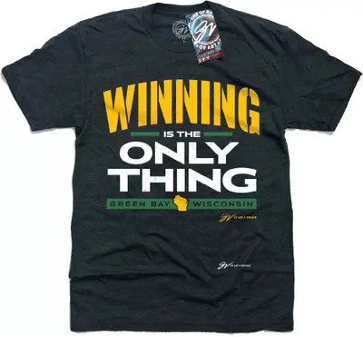GV Art & Design 'Winning Is The Only Thing' Charcoal T-Shirt