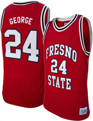Original Retro Brand Men's Fresno State Bulldogs Paul George #24 Cardinal Replica Basketball Jersey