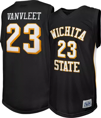 Retro Brand Men's Wichita State Shockers Fred VanVleet #23 Black Replica Basketball Jersey