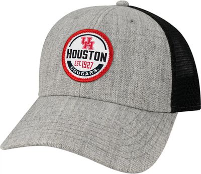 League-Legacy Men's Houston Cougars Grey Lo-Pro Adjustable Trucker Hat