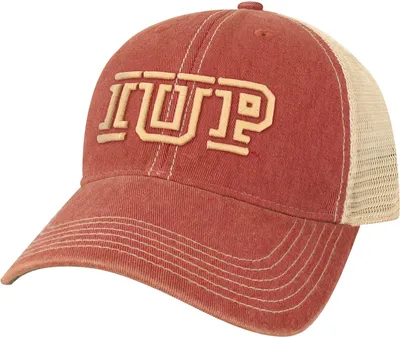 League-Legacy IUP Crimson Hawks Crimson Old Favorite Adjustable Trucker Hat