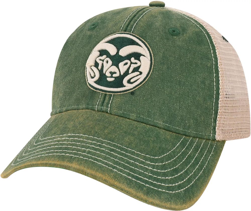 League-Legacy Colorado State Rams Green Old Favorite Adjustable Trucker Hat, Men's