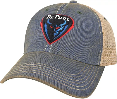 League-Legacy DePaul Blue Demons Royal Blue Old Favorite Adjustable Trucker Hat
