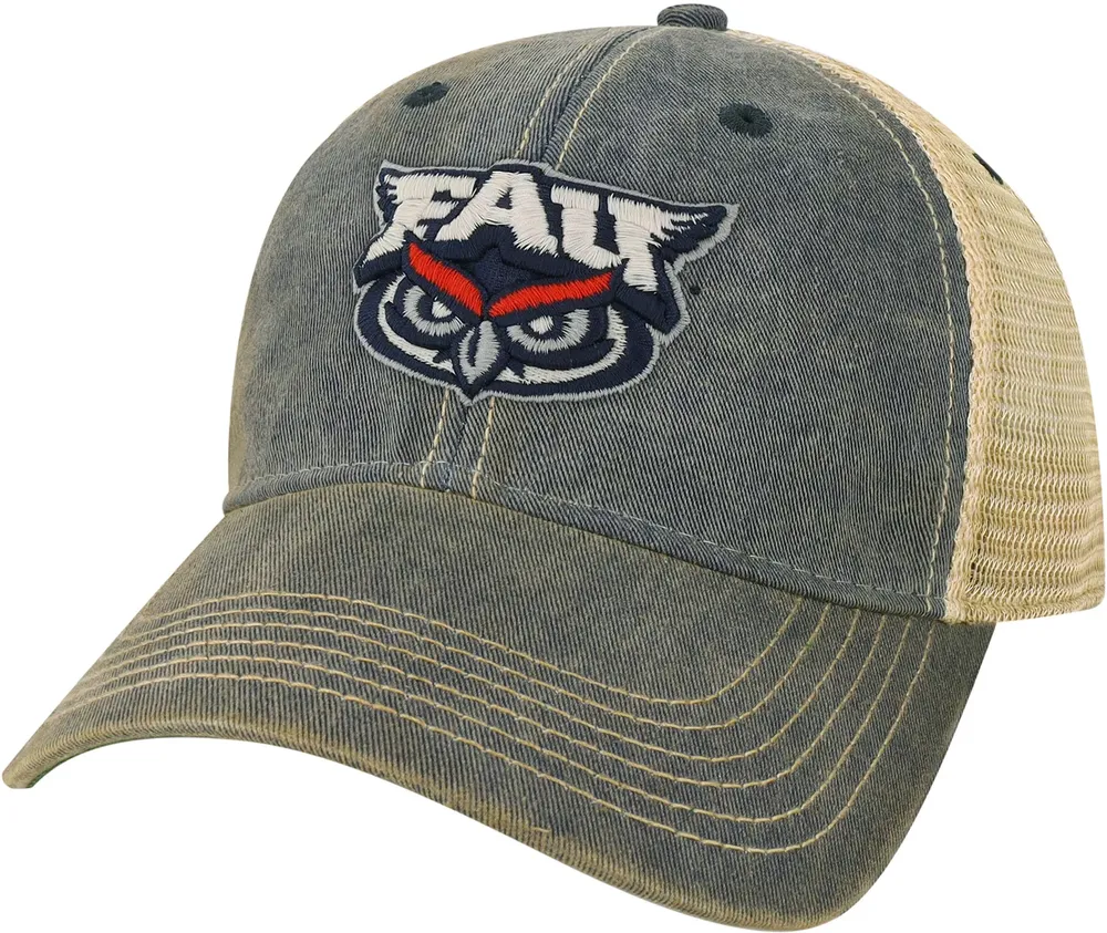 League-Legacy Florida Atlantic Owls Blue Old Favorite Adjustable Trucker Hat