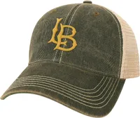 League-Legacy Long Beach State 49ers Old Favorite Adjustable Trucker Black Hat