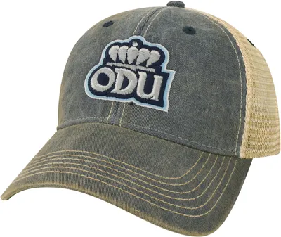 League-Legacy Old Dominion Monarchs Blue Old Favorite Adjustable Trucker Hat