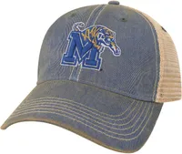 League-Legacy Memphis Tigers Blue Old Favorite Adjustable Trucker Hat